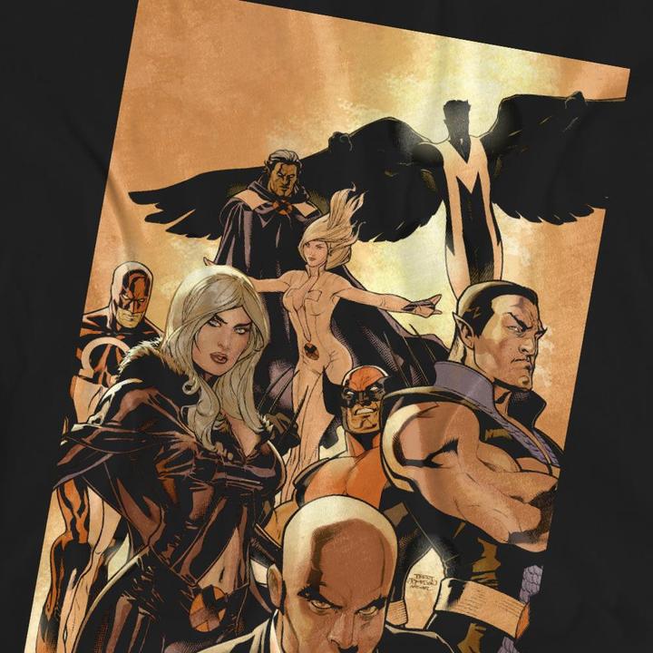 Actual product image Unisex Adult X-Men Comic Cover Team T-Shirt (XL)