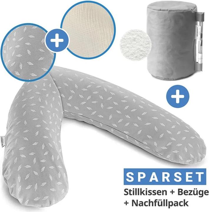 Actual product image Theraline Nursing pillow 4-piece nursing pillow economy set The Original 190 cm incl. (190 cm)