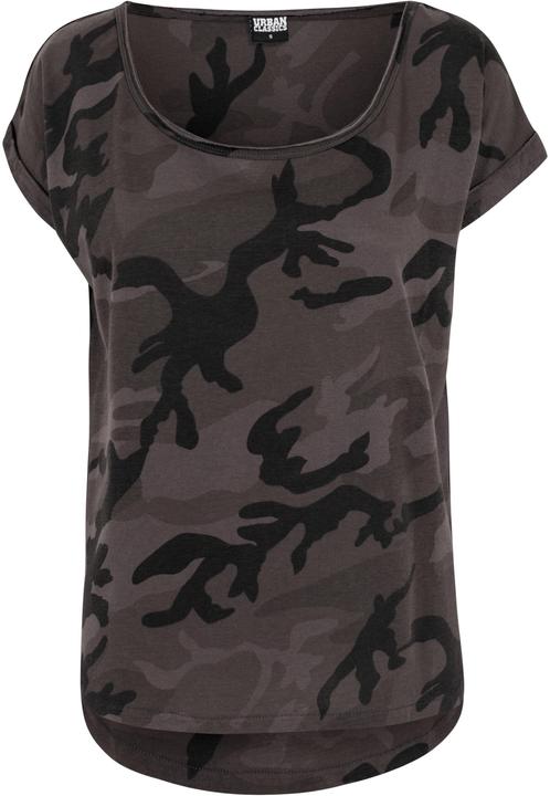 Urban Classics Ladies Camo Back Shaped Tee