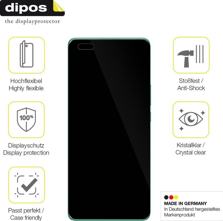 Immagine prodotto Dipos 3D Full-Cover Pellicola Protettiva (1 Pezzo/i, Huawei Nova 11 Pro)