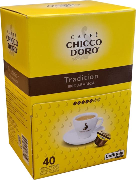 Image du produit Chicco D'oro Capsules de café Tradition 100 % arabica (40 x Port.)