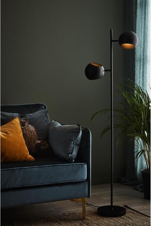 Actual product image Markslöjd Floor lamp Edgar, 2 x E14, max. 40W, black (0 lm, E14)