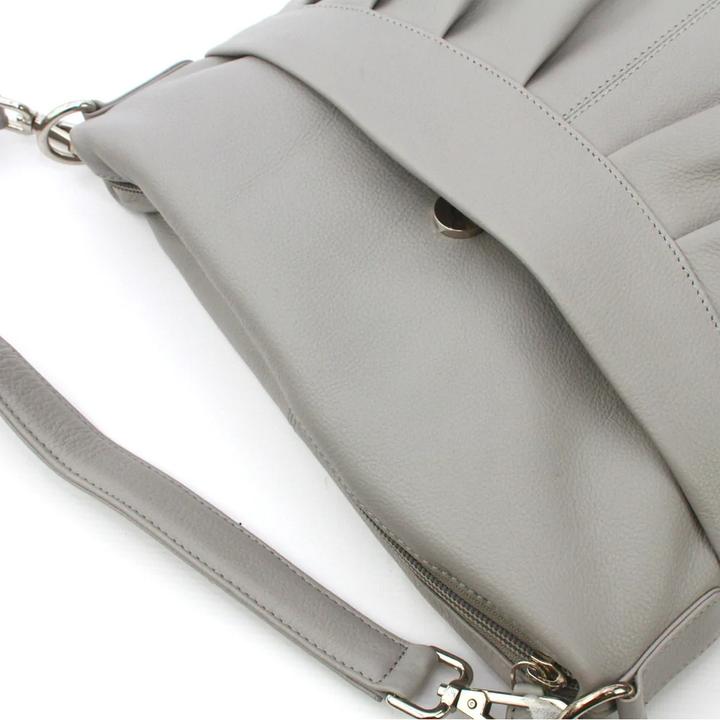 Actual product image Eastern Counties Leather Handbag Leona Ruffled Leather