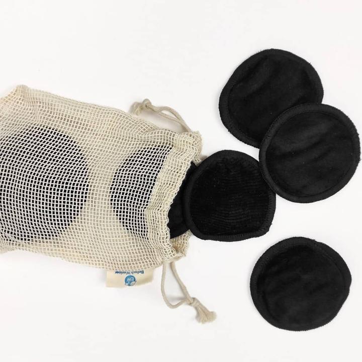 Immagine prodotto Einfach Weniger Tamponi di bambù riutilizzabili per la rimozione del trucco, bianco
