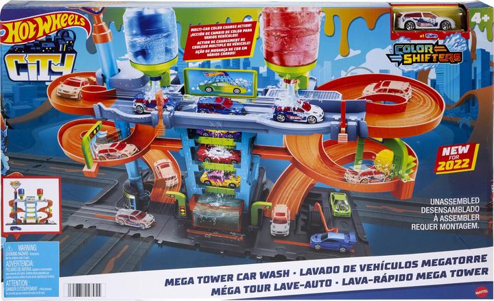 Actual product image Hot Wheels HW City Mega Tower Car Wash
