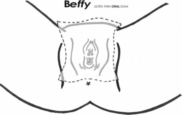 Actual product image Asha International Beffy Lickpads Oral Sex Wipes (2 pcs.)