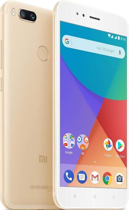 Actual product image Xiaomi Wed A1 (32 GB, Gold, 5.50", Hybrid Dual SIM, 12 Mpx, 4G)