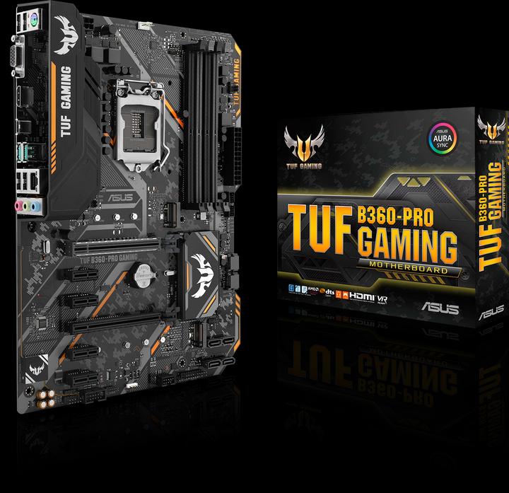 Produktbild ASUS TUF B360-Pro Gaming (LGA 1151, Intel B360, ATX)