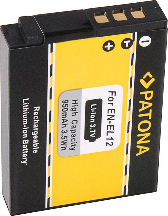 Produktbild Patona Akku EN-EL12, 800 mAh / 3.7V (Kamera Akku)