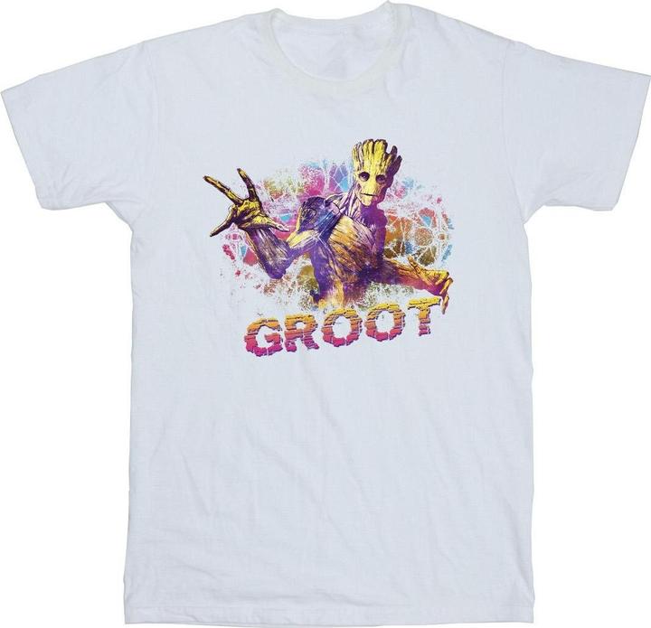 Image du produit - T-shirt GUARDIANS OF THE GALAXY ABSTRACT GROOT - Homme (M)