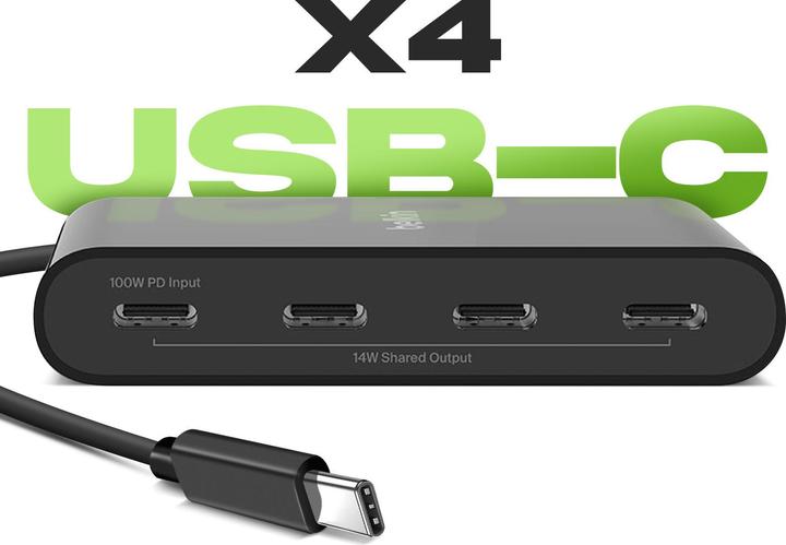 Produktbild Belkin AVC018BTBK (USB-C, 4 Ports)