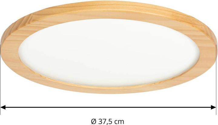 Immagine prodotto Lucande Plafoniera Joren LED rotonda in legno Ø 37,5 cm (1310 lm)