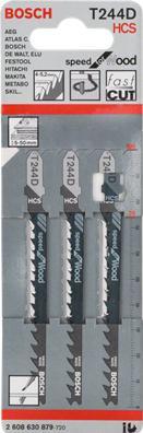 Produktbild Bosch Professional Zubehör Stichsägeblatt T 244 D Speed for Wood, 100er-Pack
