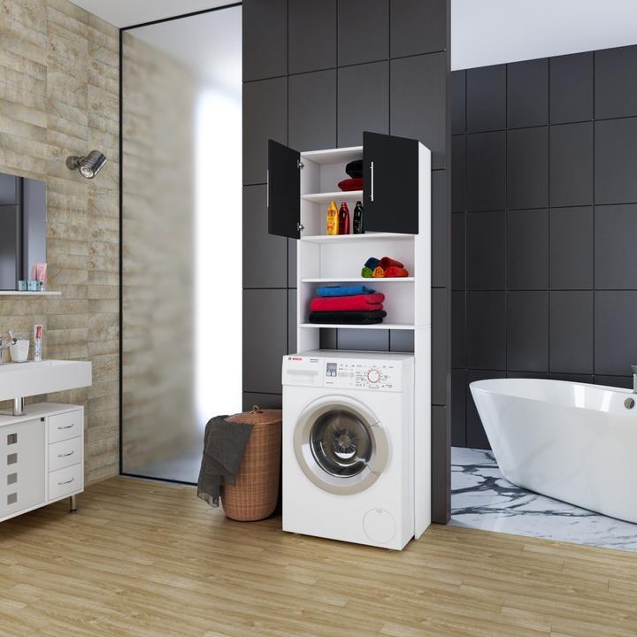 Produktbild VCM Waschmaschinenschrank Überbau Jutas