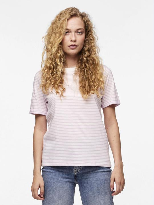 Produktbild Pieces Pcria Ss Fold Up Tee Stripes Noos Bc (M)
