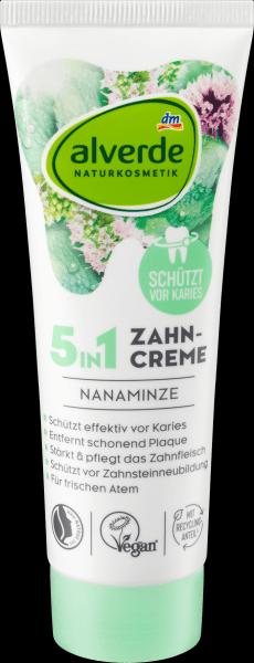 Image du produit dm alverde Dentifrice 5in1 Nanaminze (75 ml)