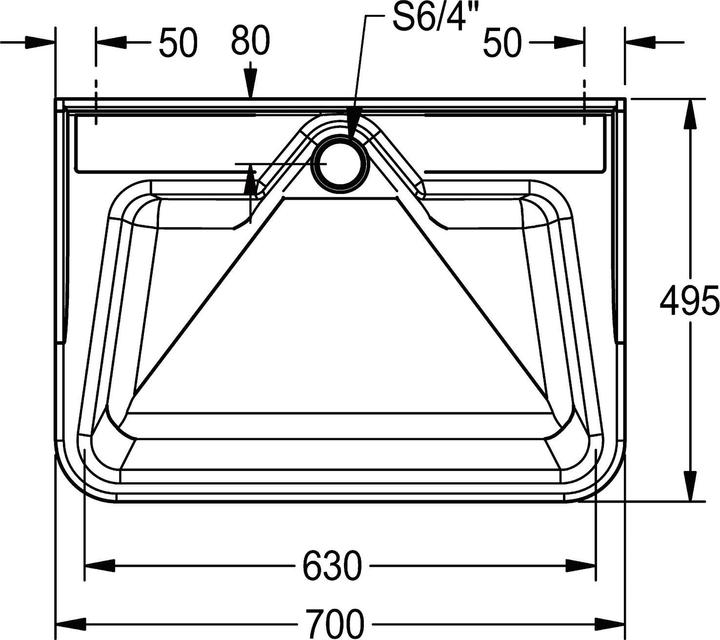 Actual product image Franke Washing trough (495 mm, 700 mm)