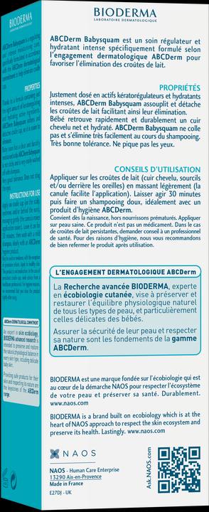 Actual product image Bioderma Abc Derm Babysquam