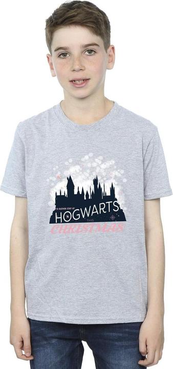 Immagine prodotto Hogwarts Christmas Maglietta Ragazzi (140, 146)