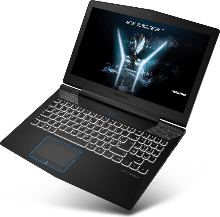Actual product image Medion Erazer X6603-MD60942 (15.60", Intel Core i7-7700HQ, 16 GB, 256 GB, CH)