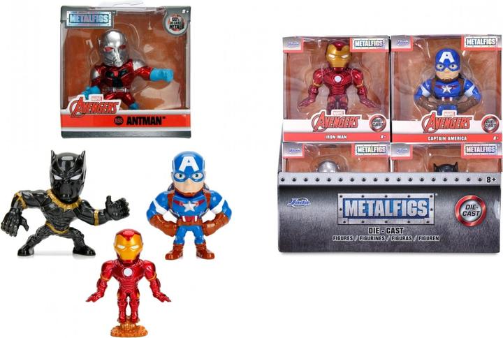 Immagine prodotto Jada Figure Avengers in confezione singola, 2,5", 4 pezzi