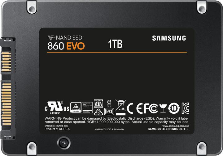 Actual product image Samsung 860 EVO Basic (1000 GB, 2.5")