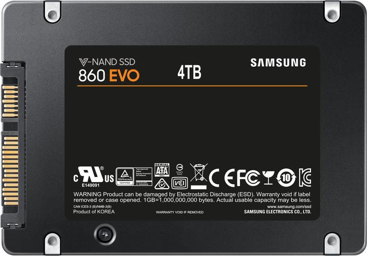 Produktbild Samsung 860 EVO Basic (4000 GB, 2.5")