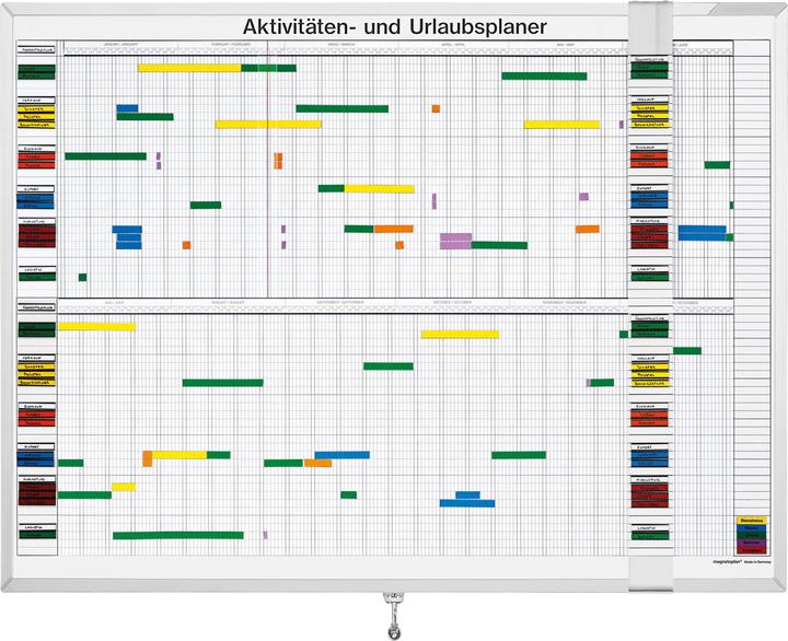 Image du produit Magnetoplan Planificateur d'activités & de vacances, semaine de 7 jours (120 x 90 cm)