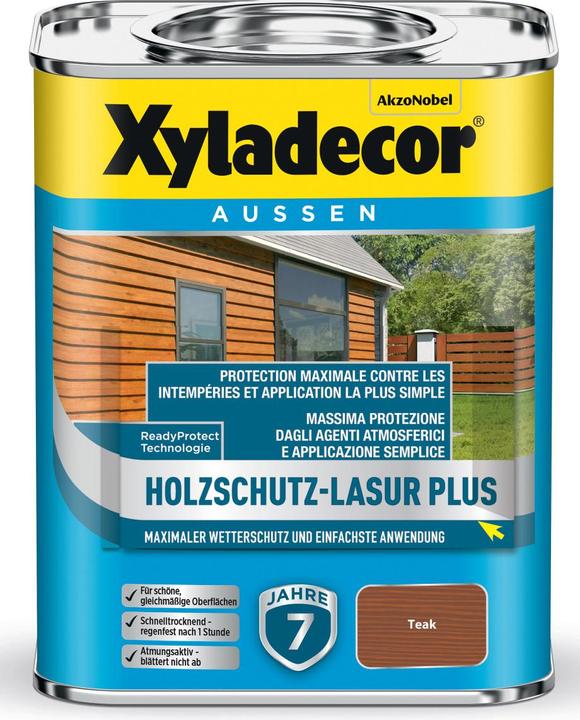 Immagine prodotto Xyladecor XY Wood Protection Stain PLUS (Teak, 0.75 l)