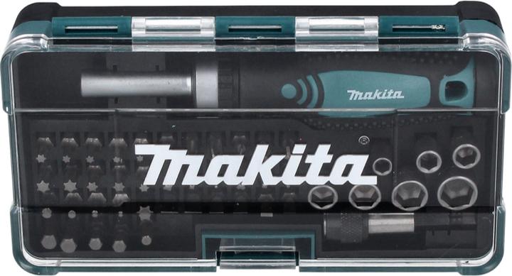 Actual product image Makita Ratchets and Bit set (Hexagon socket TX M10, Hexagon socket TX M15, Hexagon socket TX M20, Hexagon socket TX M30, Cross Phillips PH M1, Cross Phillips PH M2, Cross Pozidriv PZ M1, Cross Pozidriv PZ M2, Cross Phillips PH M3, Hexagon socket TX M40)