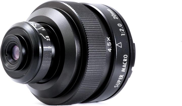 Actual product image Zhongyi Mitakon Super Macro 20mm f/2 for Sony E (Sony E, full size, APS-C / DX)