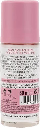 Actual product image Jean & Len Jean&Len rulldeodorant roosivesi 50 ml (Roll-on, 50 ml)