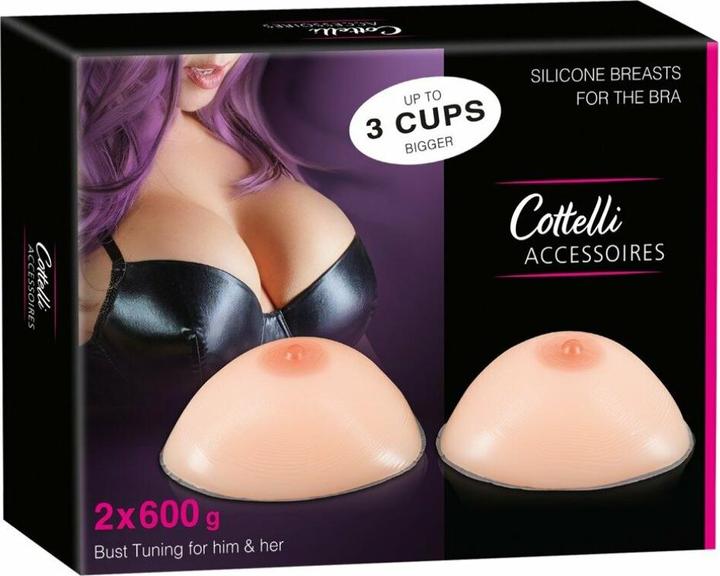 Actual product image Cottelli Collection Silicone boobs