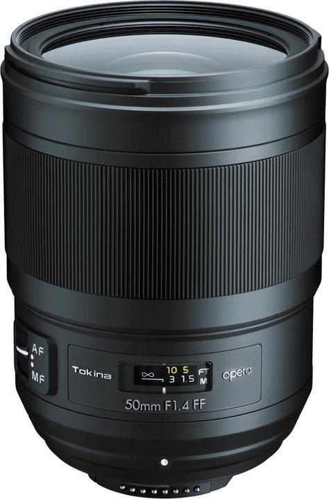 Tokina Opéra 50mm 1.4 FF, Nikon (Nikon F, Plein format)