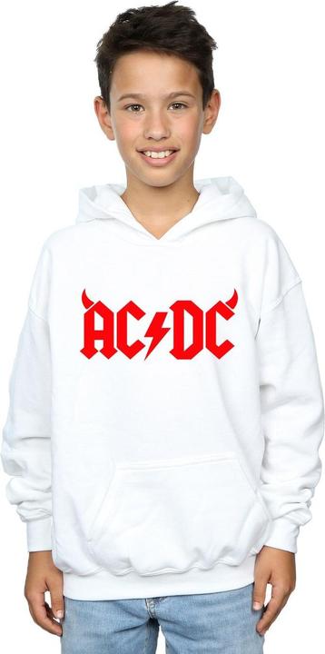 Actual product image AC/DC Boys Horns Logo Hoodie (104)