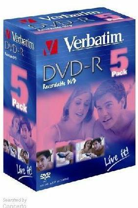 Immagine prodotto Verbatim Live It! - 5 x DVD-R - 4,7 GB 2x (5 x)