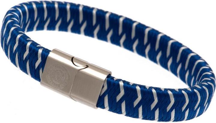 Leicester City FC geflochtenes Armband (20 cm, 100% Textile)