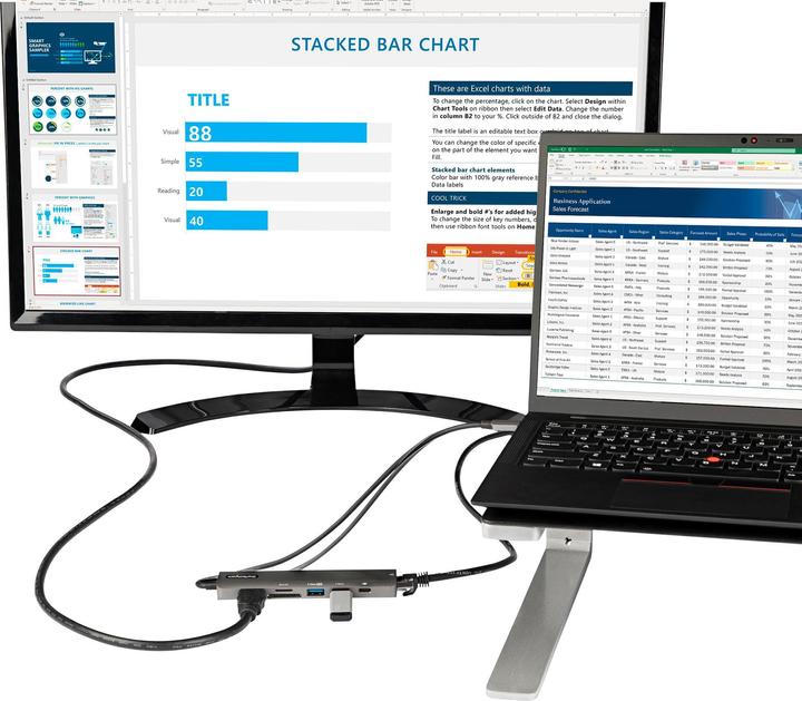 Produktbild StarTech DKT30CHSDPD1 (USB-C, 2 Ports)