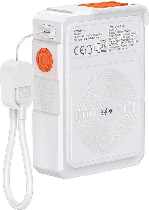 Produktbild 4smarts 6in1 Hybrid Charger Lucid (10000 mAh, 22.50 W, 38.50 Wh)