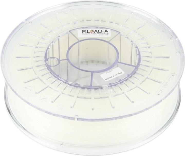 Actual product image Filoalfa Filoflex H 2.5kg (TPU, 1.75 mm, 2500 g, Transparent)