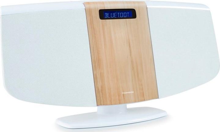 Thomson MIC401BT Stereoanlage BT weiss (CD Player, Bluetooth, 1x 10 W)