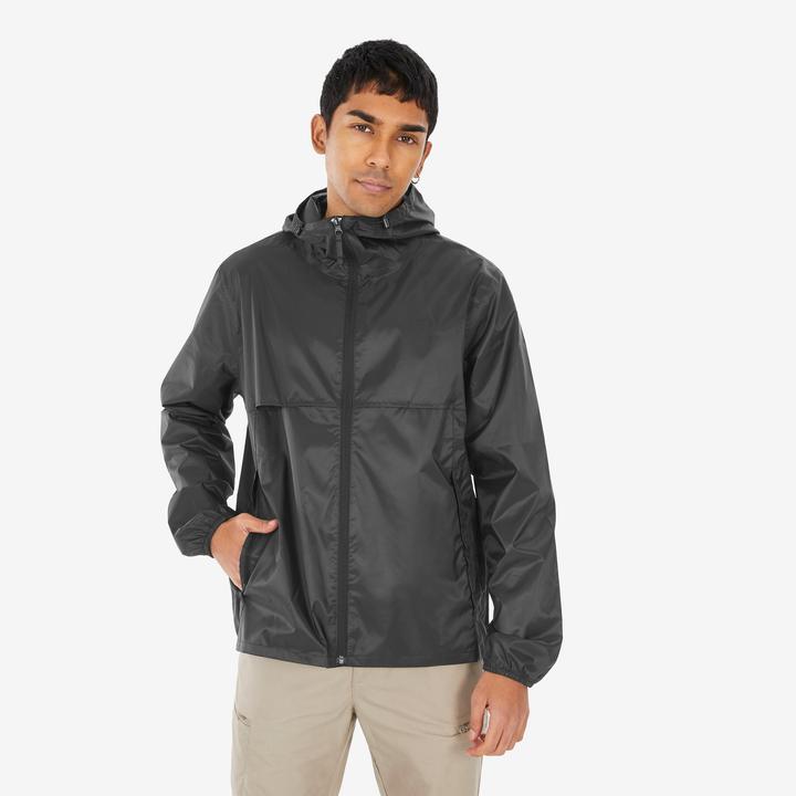Produktbild Quechua Regenjacke Herren Raincut Fullzip - schwarz (4XL)