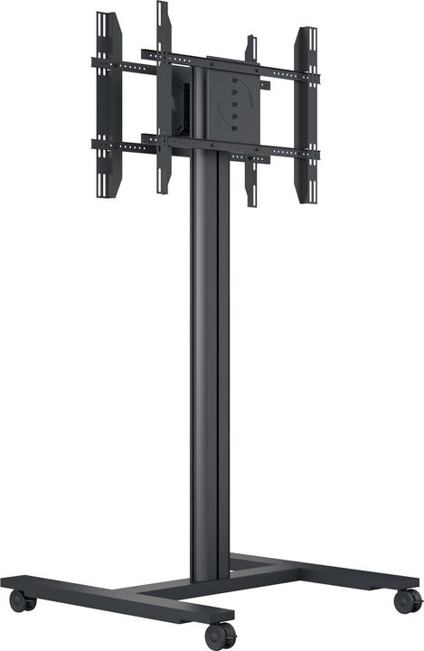 Actual product image Multibrackets TV stand up to 80", aluminum, black/5983 (80", 80 kg)