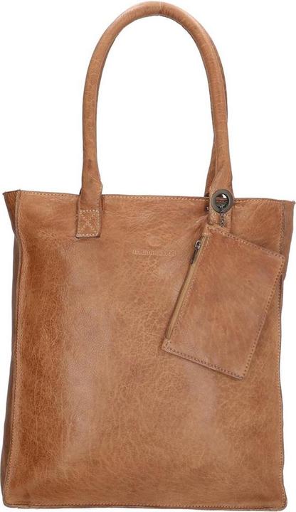 Image du produit Micmacbags Hide & Stitches Golden Gate Shopper - Donkerzand - 100% Leder