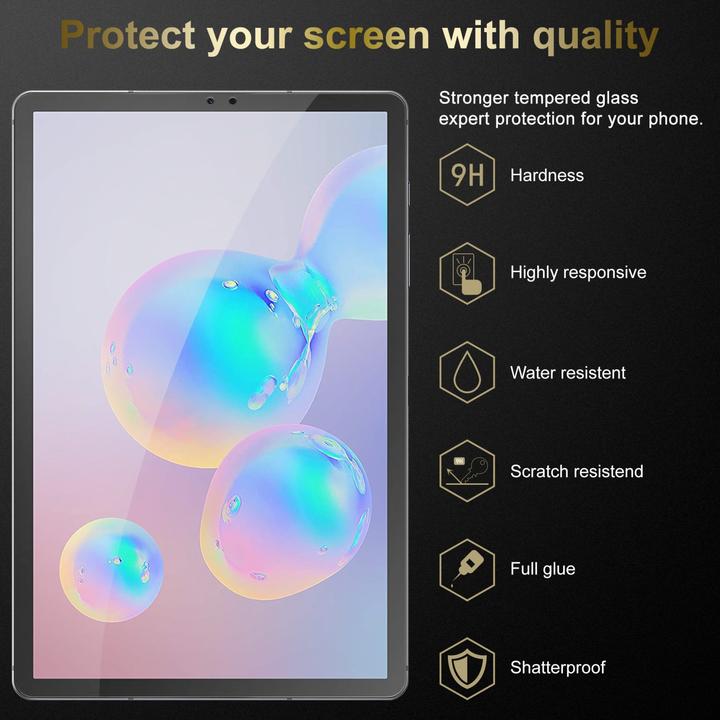 Actual product image Cadorabo Display protection glass (1 Piece, Galaxy Tab S6 10.5 (2019))