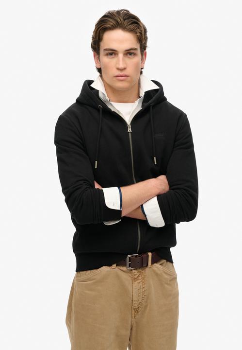 Actual product image Superdry Sweatjacke Casual Figurbetont Essential Logo Zip Hoodie (M)