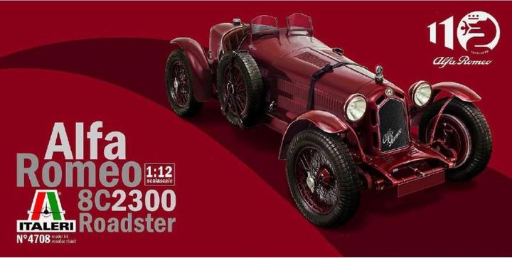 Produktbild Italeri 1:12 Alfa Romeo 8C/2300 1931 33