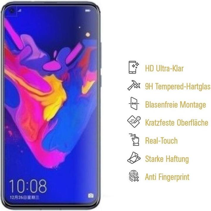 Produktbild Protectorking 6x echtes Tempered 9H Panzerhartglas 3D KLAR (6 Stück, Huawei Nova 4)