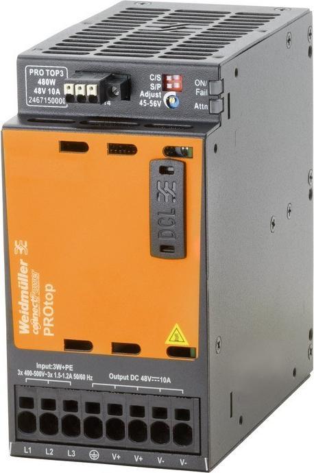 Weidmüller Switching power supply PRO TOP3 480W 48V 10A (480 W)