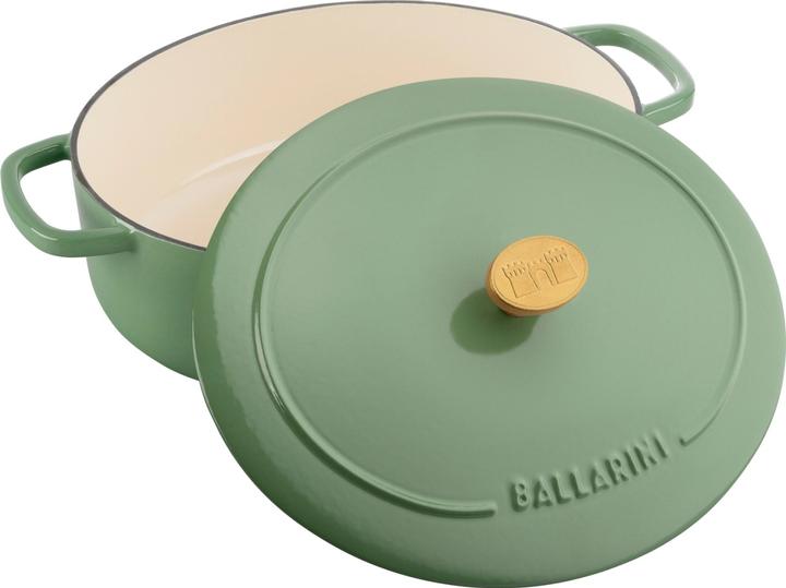 Image du produit Ballarini Bellamonte Cocotte 23 cm, ovale, Vert (23 cm, Cocotte + faitout, Fonte)